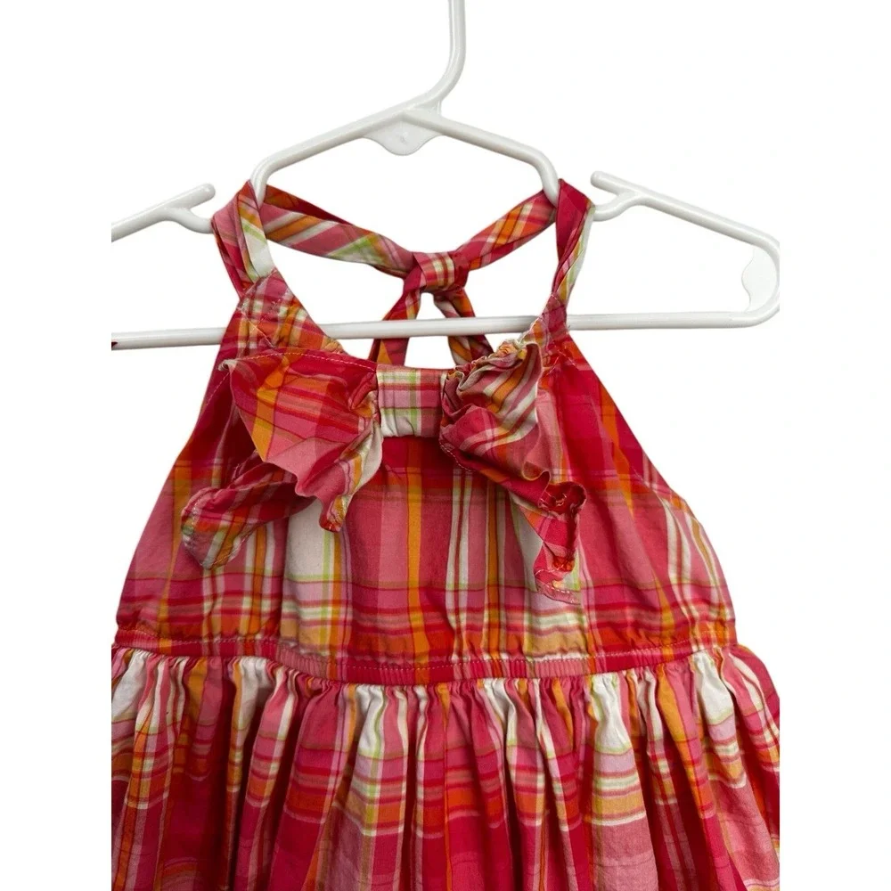 Janie and Jack Girl 2T Plaid Dress‎ Spring Summer Easter 100% cotton